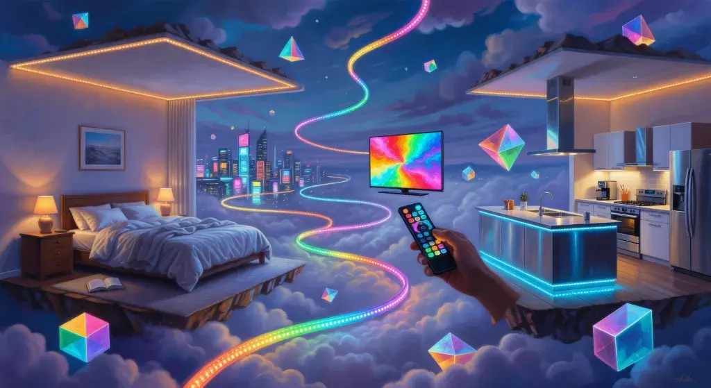 LED trakasto osvetljenje: svestrano ambijentalno osvetljenje